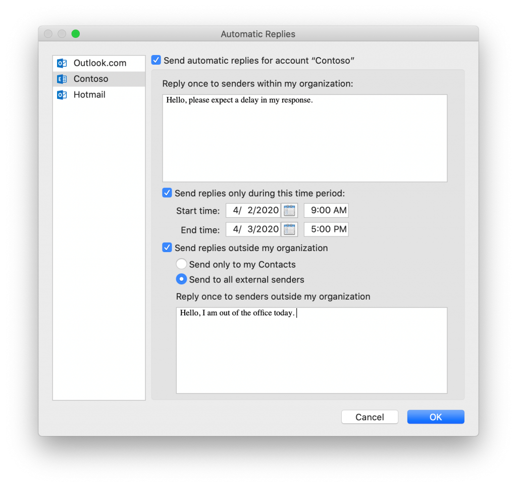 can you delay send email in outlook for mac 365